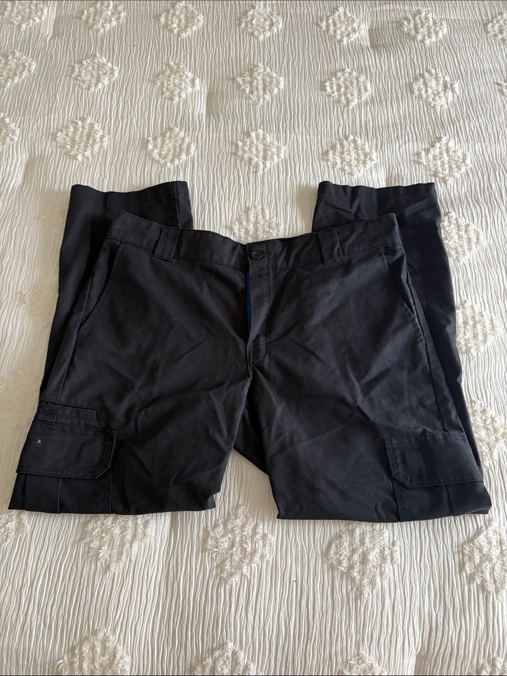 Dickies Black Cargo Work Pants 36/30
